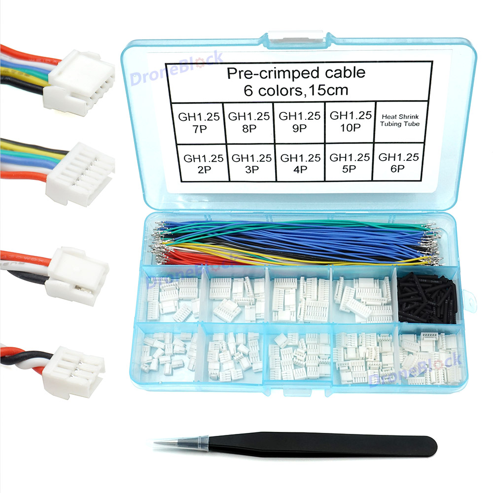 JST GH Connectors and Pre-Crim - огляд і ціна Drone Kit Hexacopter